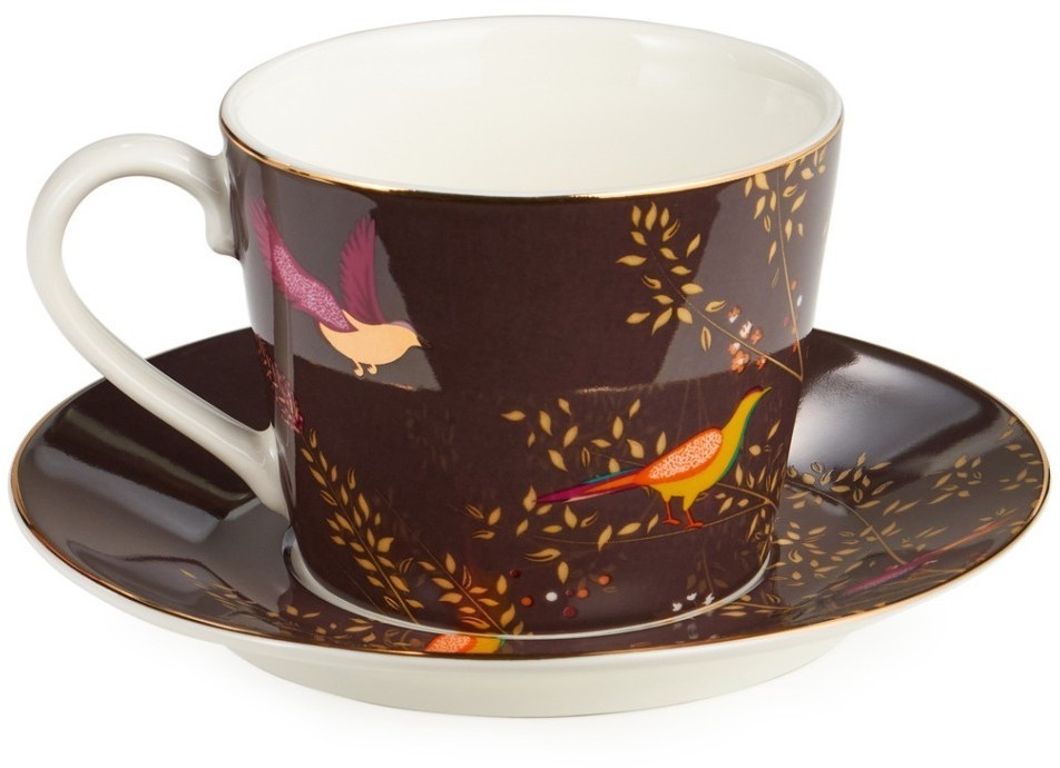 Чайный набор lefard "golden birds" на 2 пер. 4 пр. 220 мл (419-129)
