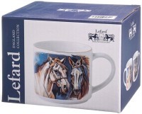 Кружка lefard &quot;horse&quot; золото 500мл (260-1058)