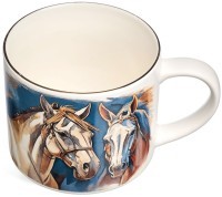 Кружка lefard &quot;horse&quot; золото 500мл (260-1058)