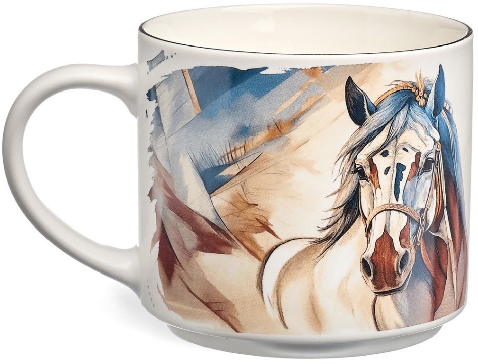 Кружка lefard "horse" золото 500мл (260-1058)