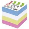 Блок для записей с клеевым краем Staff куб 8х8 см цветной/белый 120383 (6) (85472)
