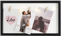 Рамка для фотографий с подсветкой everyday, 22х38 см, черная (76269)