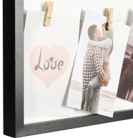 Рамка для фотографий с подсветкой everyday, 22х38 см, черная (76269)