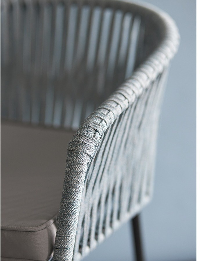 Стул reed, черный/серо-голубой (77583)