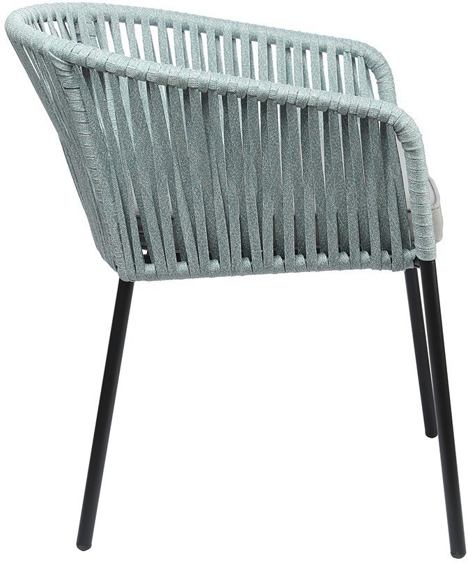 Стул reed, черный/серо-голубой (77583)