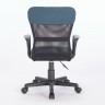 Кресло офисное компактное Brabix Jet MG-315 сетка/ткань синее 531842 (71833)