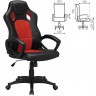 Кресло компьютерное Brabix Rider EX-544 экокожа черно-красное 531583 (72999)