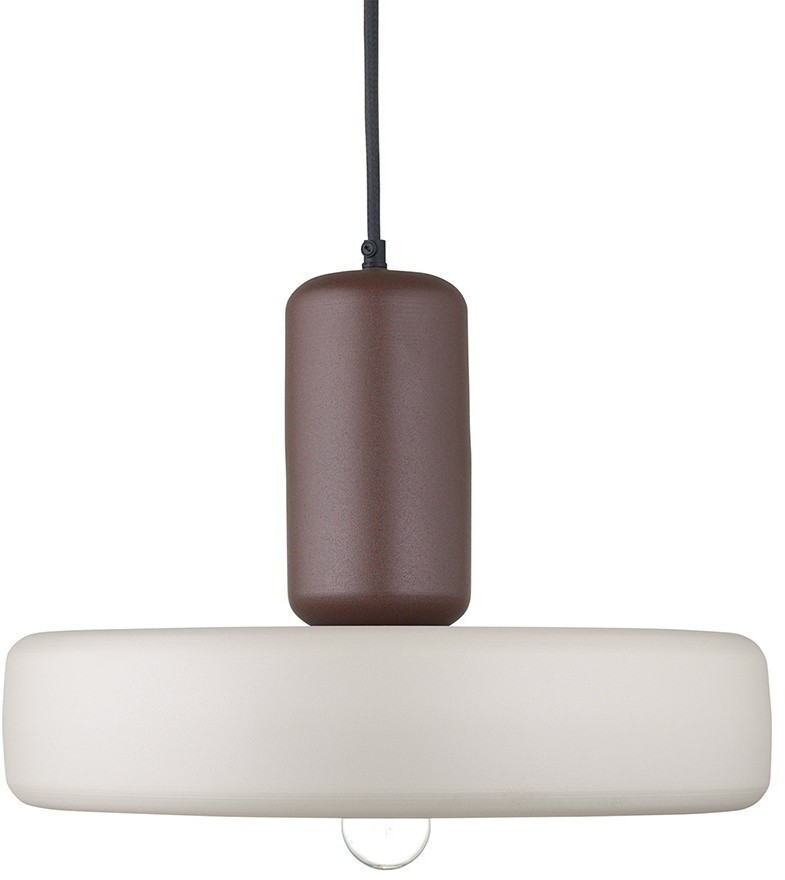 Светильник подвесной juko, D42х31 см, вишневый/бежевый (76349)