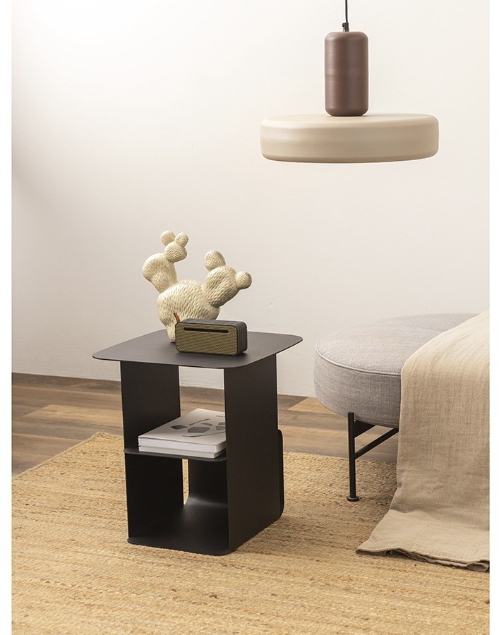 Светильник подвесной juko, D42х31 см, вишневый/бежевый (76349)