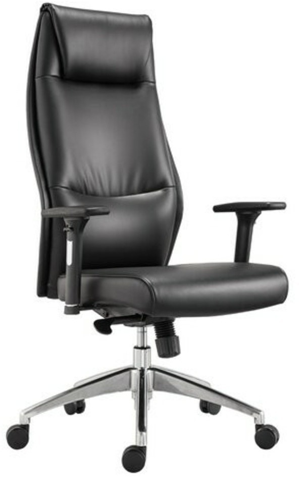 Кресло офисное BRABIX PREMIUM Blues EX-751, алюминий, экокожа, черное, 532486 (96498)