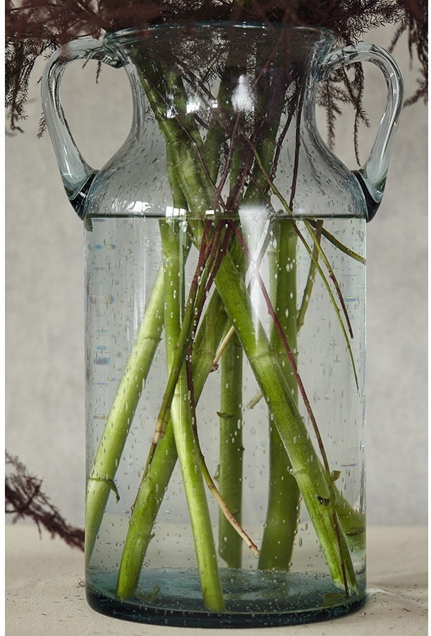 Ваза для цветов flowi, 29 см, голубая (76591)