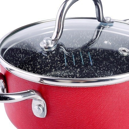 Кастрюля с крышкой 1,4 л 16 см Hascevher (81006)