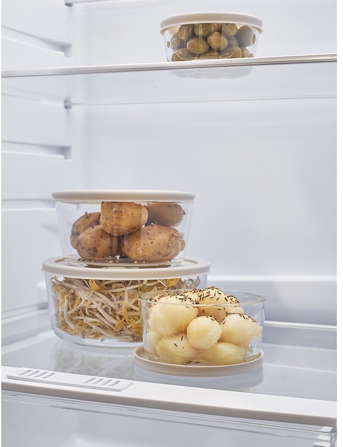 Набор контейнеров для запекания и хранения круглые с крышками, серые, 4 шт. (77588)