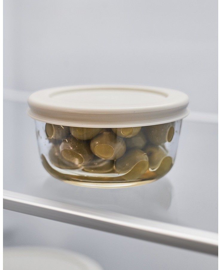 Набор контейнеров для запекания и хранения круглые с крышками, серые, 4 шт. (77588)