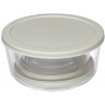 Набор контейнеров для запекания и хранения круглые с крышками, серые, 4 шт. (77588)
