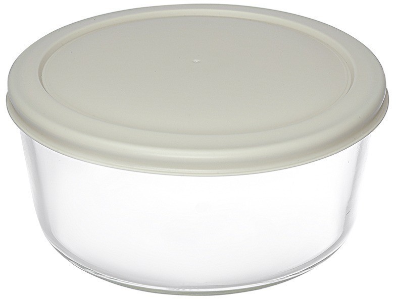 Набор контейнеров для запекания и хранения круглые с крышками, серые, 4 шт. (77588)