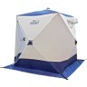 Зимняя палатка куб Следопыт 1,5*1,5 м Oxford 240D PU 2000 PF-TW-01/03 (белый/синий) (61189)