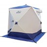 Зимняя палатка куб Следопыт 1,5*1,5 м Oxford 240D PU 2000 PF-TW-01/03 (белый/синий) (61189)