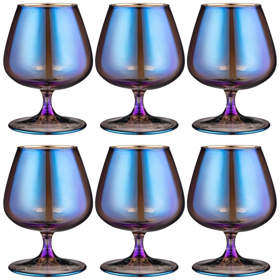 Набор бокалов для бренди из 6 шт "лазурит" 410 мл Акционерное Общество (194-739)