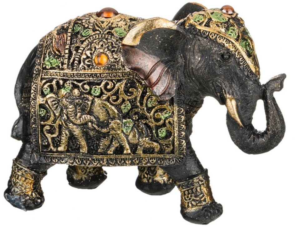 Фигурка "слон" 15,5*7 см. высота=11,5 см. серия "махараджи" Lefard (252-745)