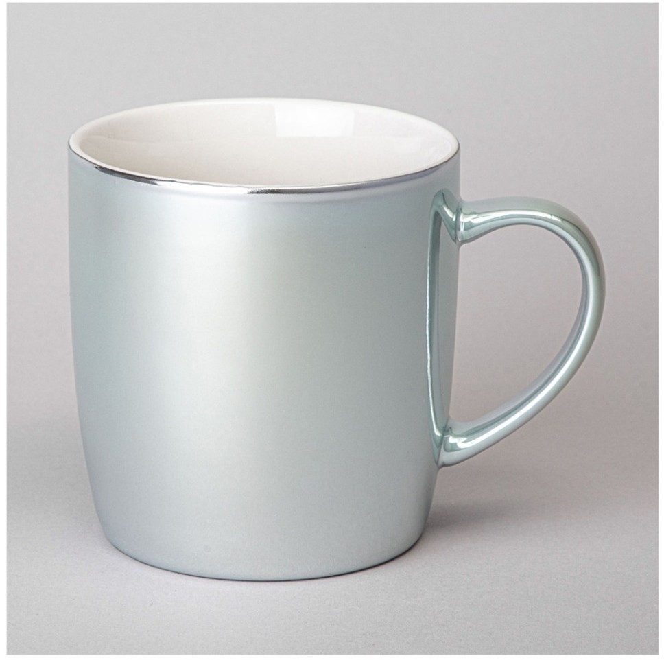 Кружка lefard 340мл цвет белое золото (97-753)