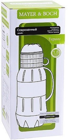 Термос 1,8 л со стеклянной колбой MAYER BOCH 31421 (31422)