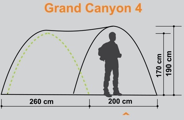 Палатка Canadian Camper Canyon 4 royal (56875)