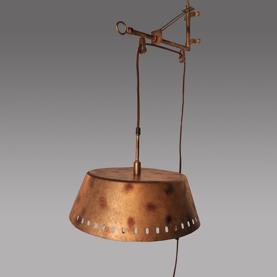 Бра TB1438-1GCG, металл, Gold with coffe sport, ROOMERS FURNITURE