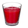 Ароматическая свеча в стакане диаметр=8 см. высота=9 см. цвет красный PC Grupa (602-072)