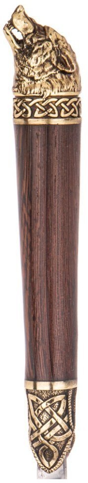 Набор из 6-ти шампуров с лямкой  "волк кельтский узор" 56 см Lefard (385-444)