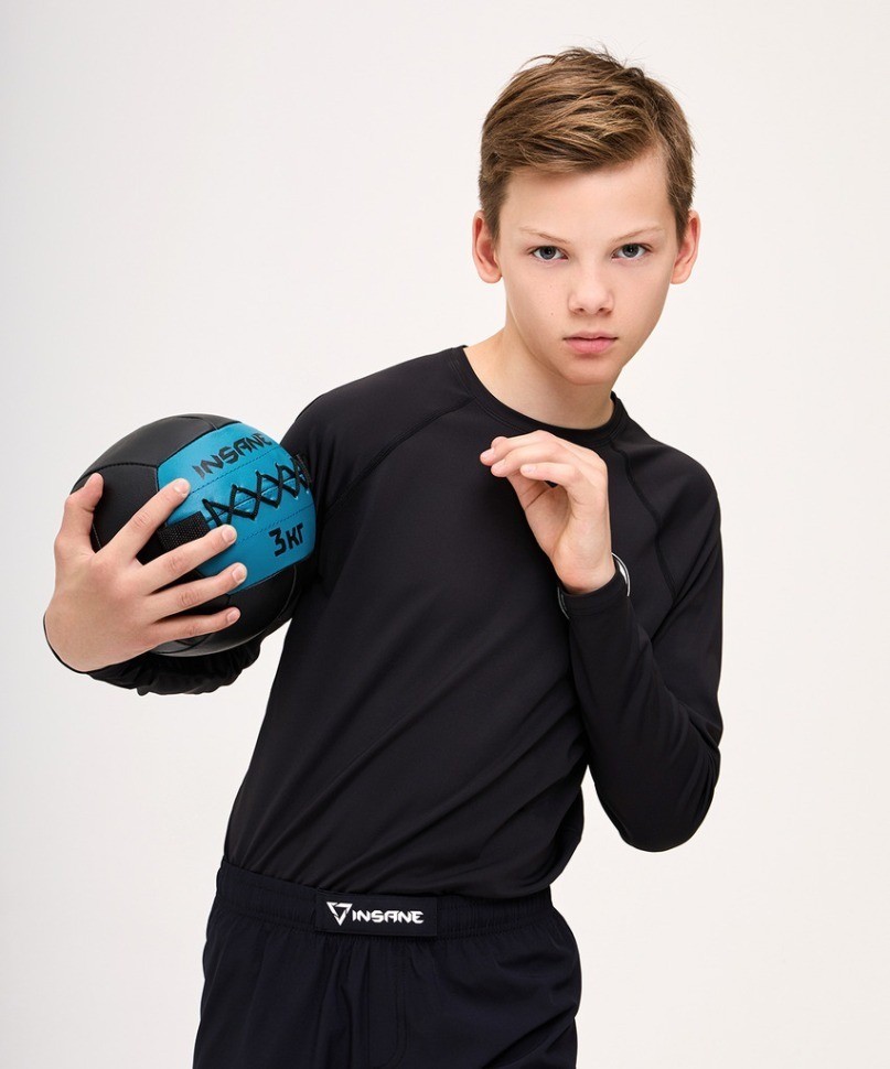 Медбол INSANE IN24-WB100, 3 кг, голубой (2111035)