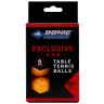 Мяч для настольного тенниса Donic 3* Exclusive, оранжевый, 6 шт. (2111837)