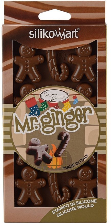 Форма для приготовления конфет mr ginger силиконовая (70188)