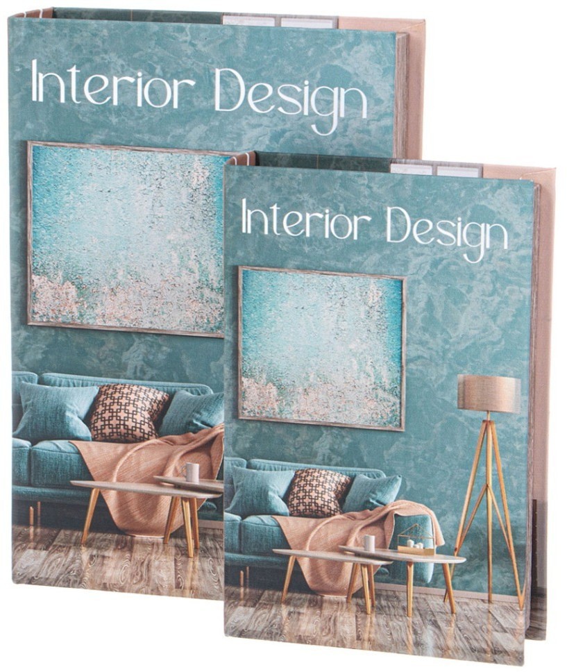 Набор шкатулок-книжек из 2-х шт, 30х21х7/24х16х5 см Lefard (94-212)