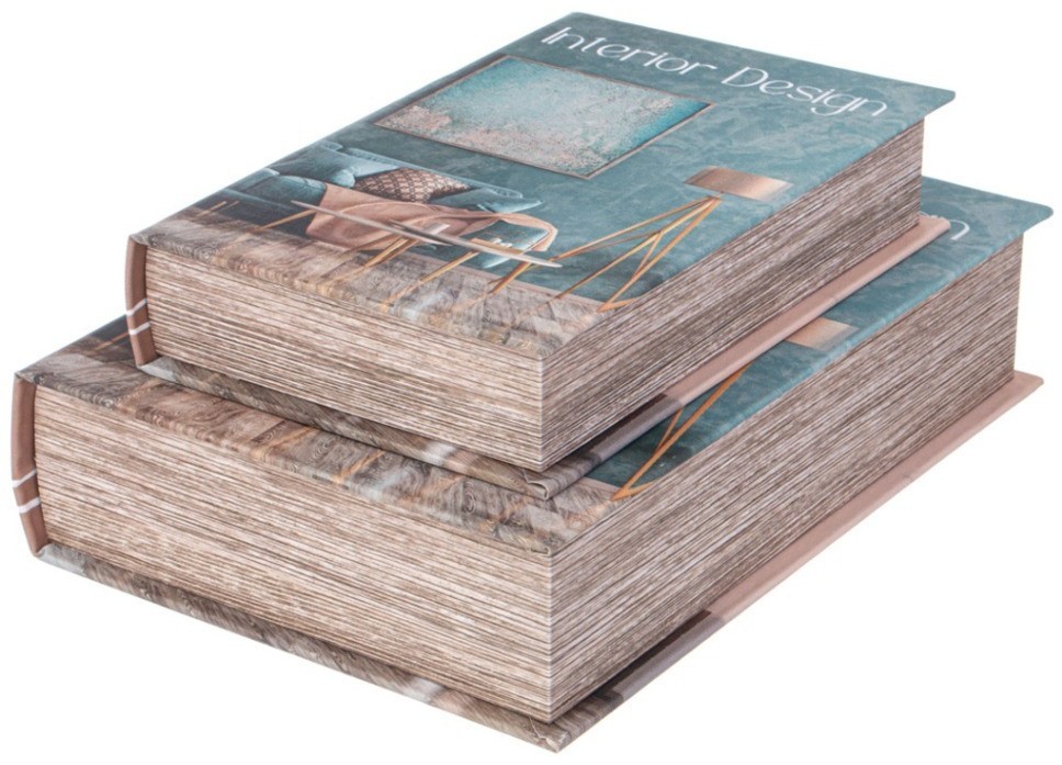 Набор шкатулок-книжек из 2-х шт, 30х21х7/24х16х5 см Lefard (94-212)