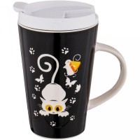 Кружка &quot;котомания&quot; 450мл Lefard (756-284)