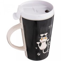 Кружка &quot;котомания&quot; 450мл Lefard (756-284)