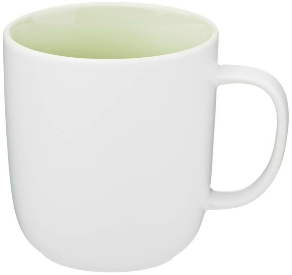 Кружка bronco "velour" 400 мл  мятная (407-113)