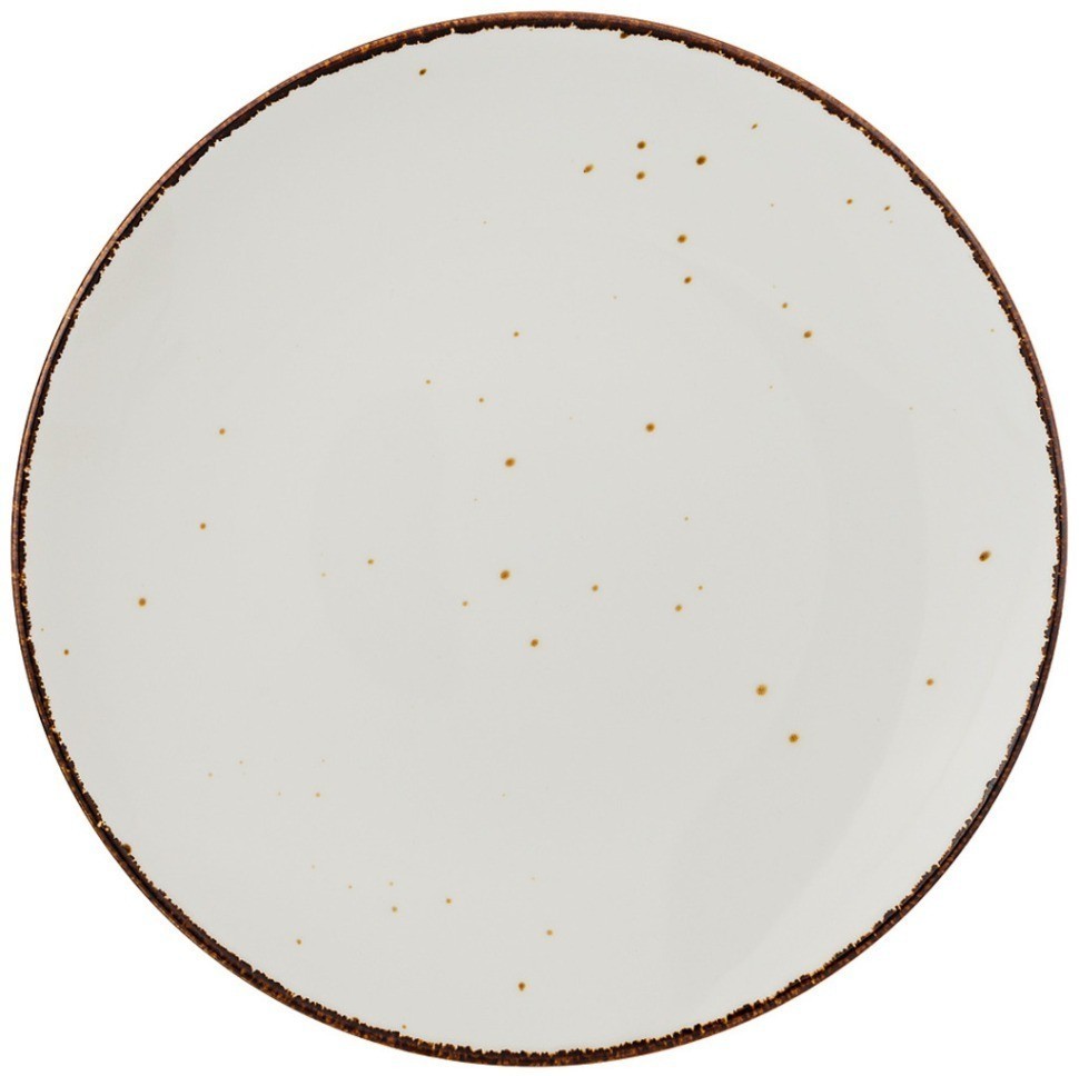Тарелка закусочная bronco "nature" 22,5см (263-1024)