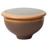 Чаша с крышкой L9287-MO, 8,5 см, каменная керамика, Brown, ROOMERS TABLEWARE