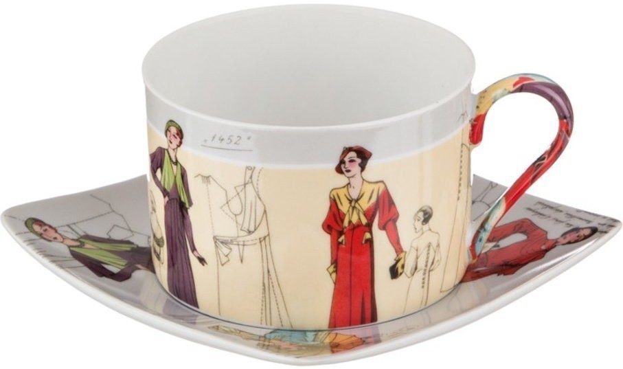 Чайный набор lefard "fashion queen" на 6 пер. 12 пр. 180 мл (86-1551)