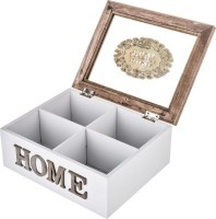 Шкатулка для чая с 4 секциями коллекция &quot;home&quot; 20*17*8 см Lefard (222-694)