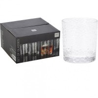 Стакан д/виски 230мл из фактурного стекла набор 4 шт. (TT-00008266)