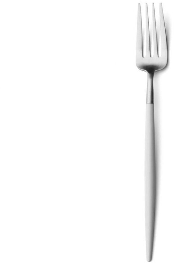 Вилка столовая GO.04W, нержавеющая сталь 18/10, композитный материал, chrom/white, CUTIPOL
