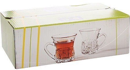 Набор кружек 6 пр, 140 мл, стекло (9006-1)