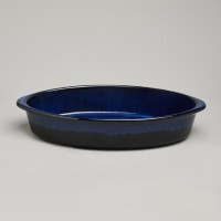 Форма для запекания овальная reactive blue 37*22*7 см 2500 мл Agness (780-129)