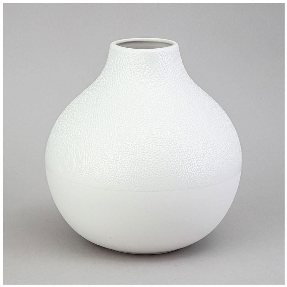 Ваза коллекция "жемчужина" 20*20*21.6см цвет:белый Lefard (374-143)