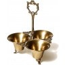Менажница 12619/AB, 12 см, латунь, Antique brass, ROOMERS TABLEWARE