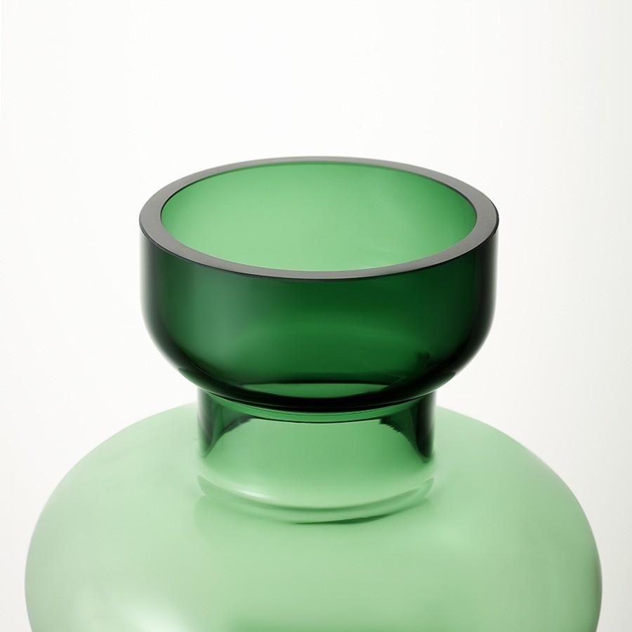 Ваза florum, 30 см, изумрудная (79374)
