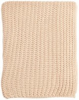 Плед вязаный бежевого цвета essential, 130х180 см (63265)